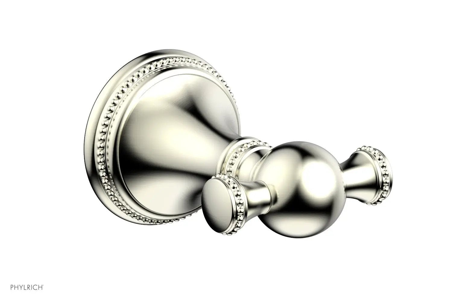 Phylrich BEADED Double Robe Hook by Phylrich