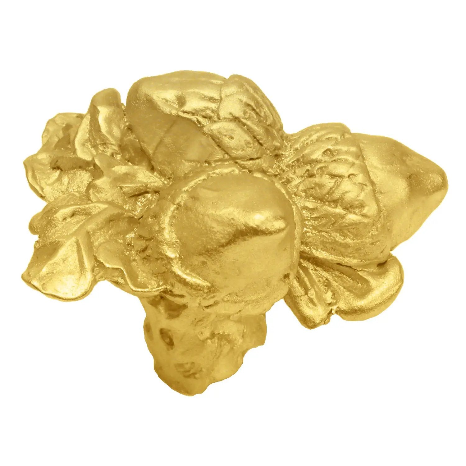 satin gold cabinet knob