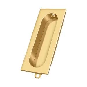 Deltana 3-1/8" x 1-3/8" x 1/2" Rectangle Flush Pull by Deltana