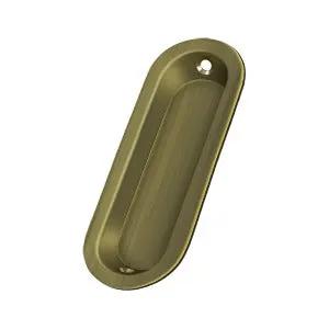 Deltana 3-1/2" x 1-1/4" x 3/8" Oblong Flush Pull by Deltana