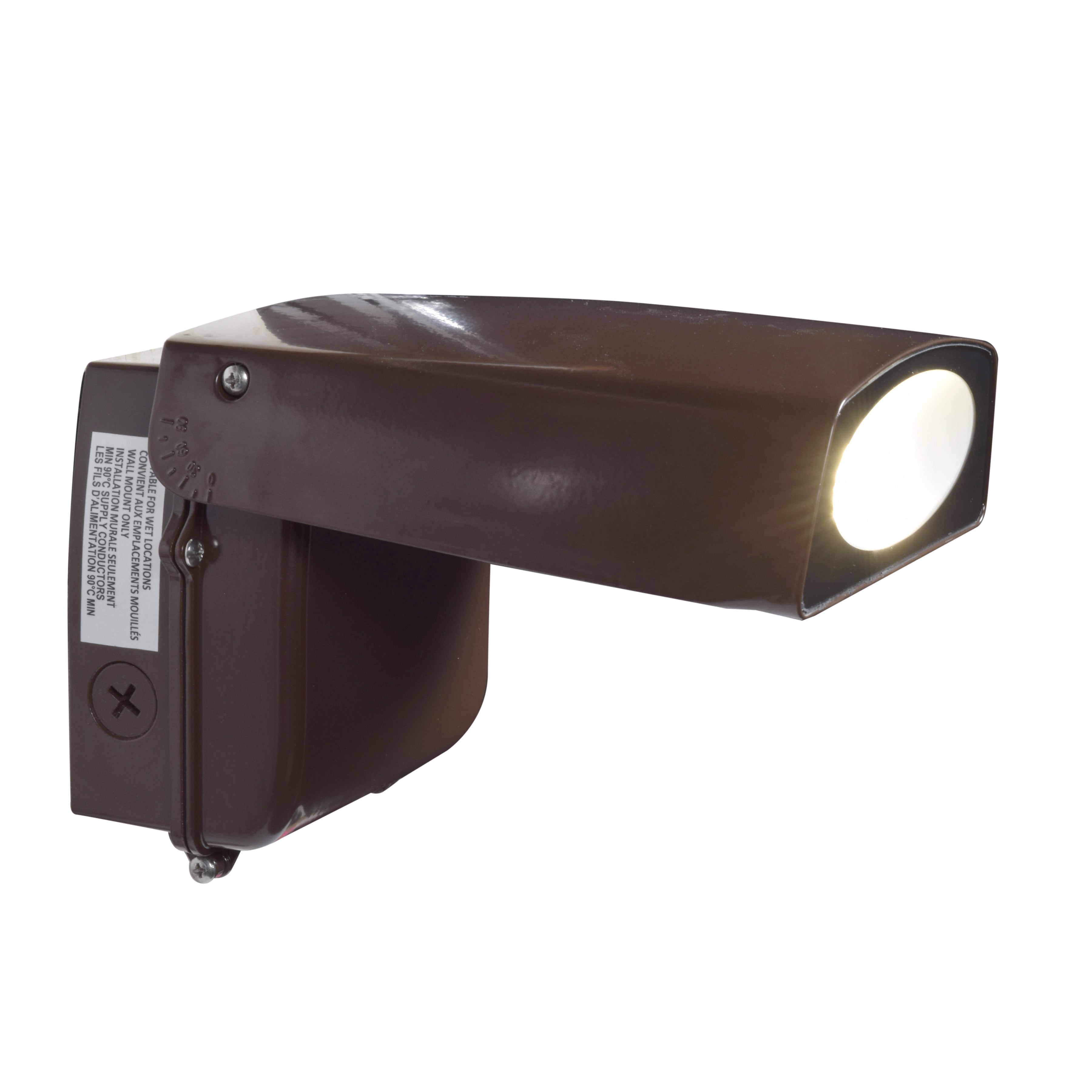 bronze adjustable led wall mount