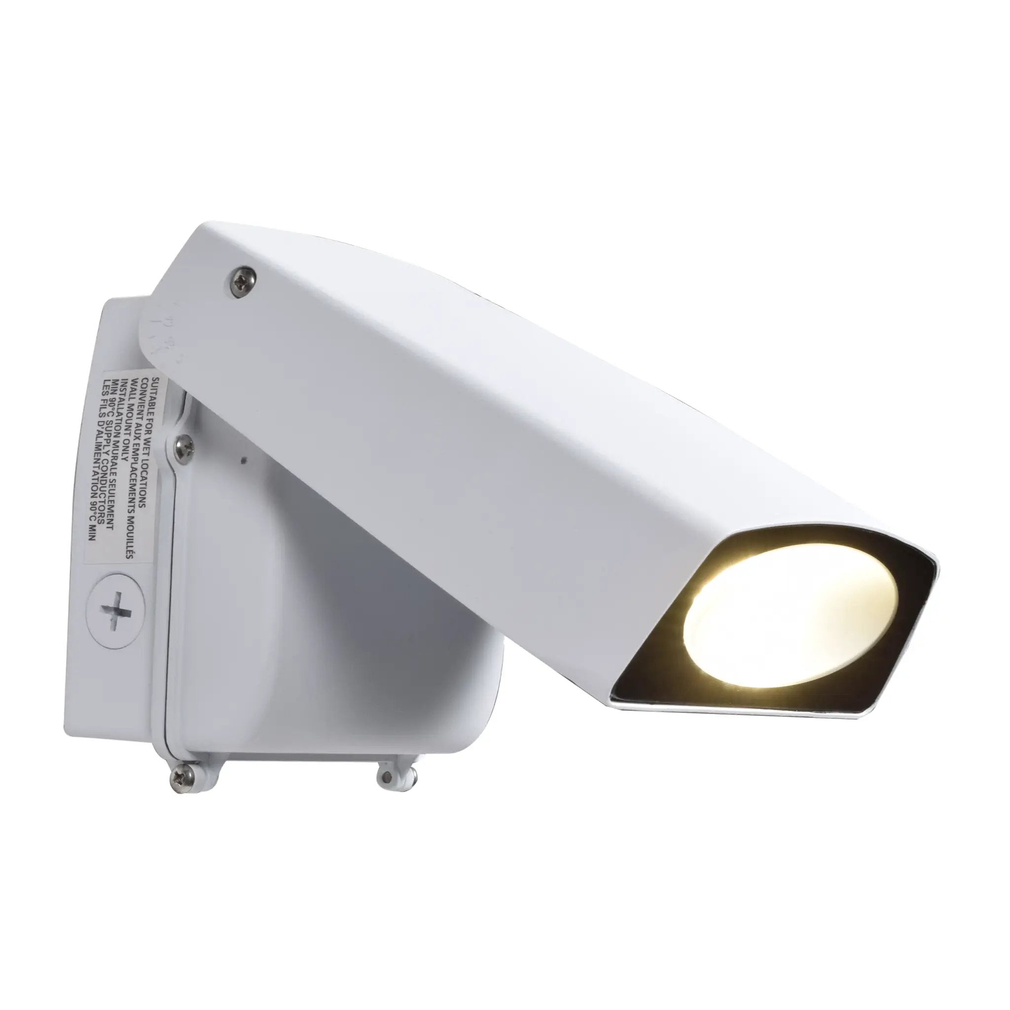 white adjustable led wall mount