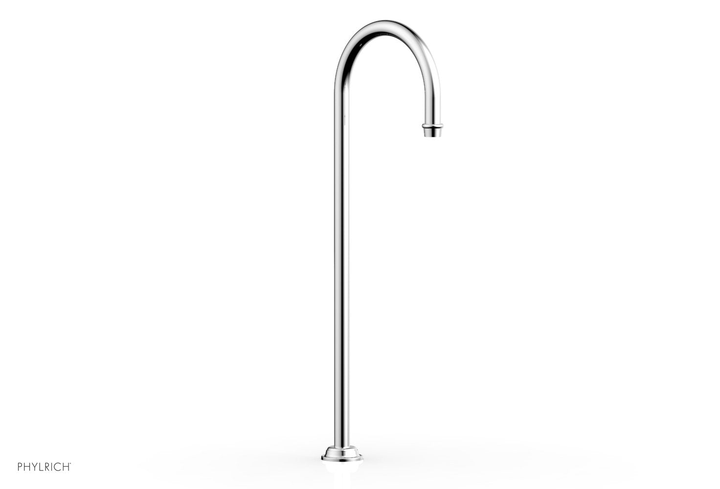 polished chrome spout