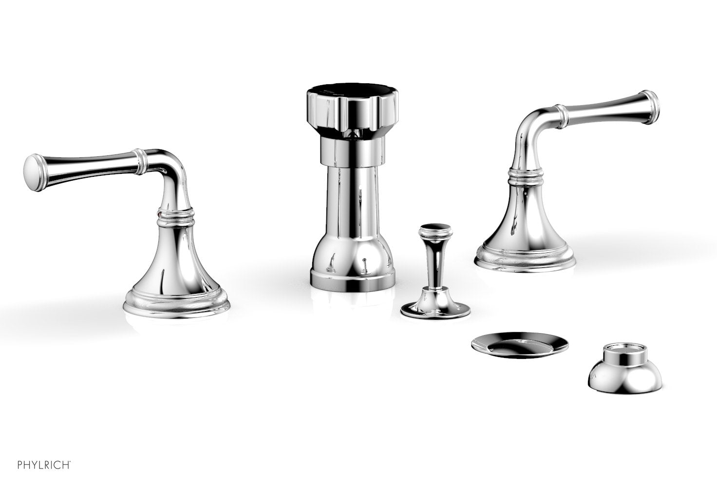 polished chrome bidet set