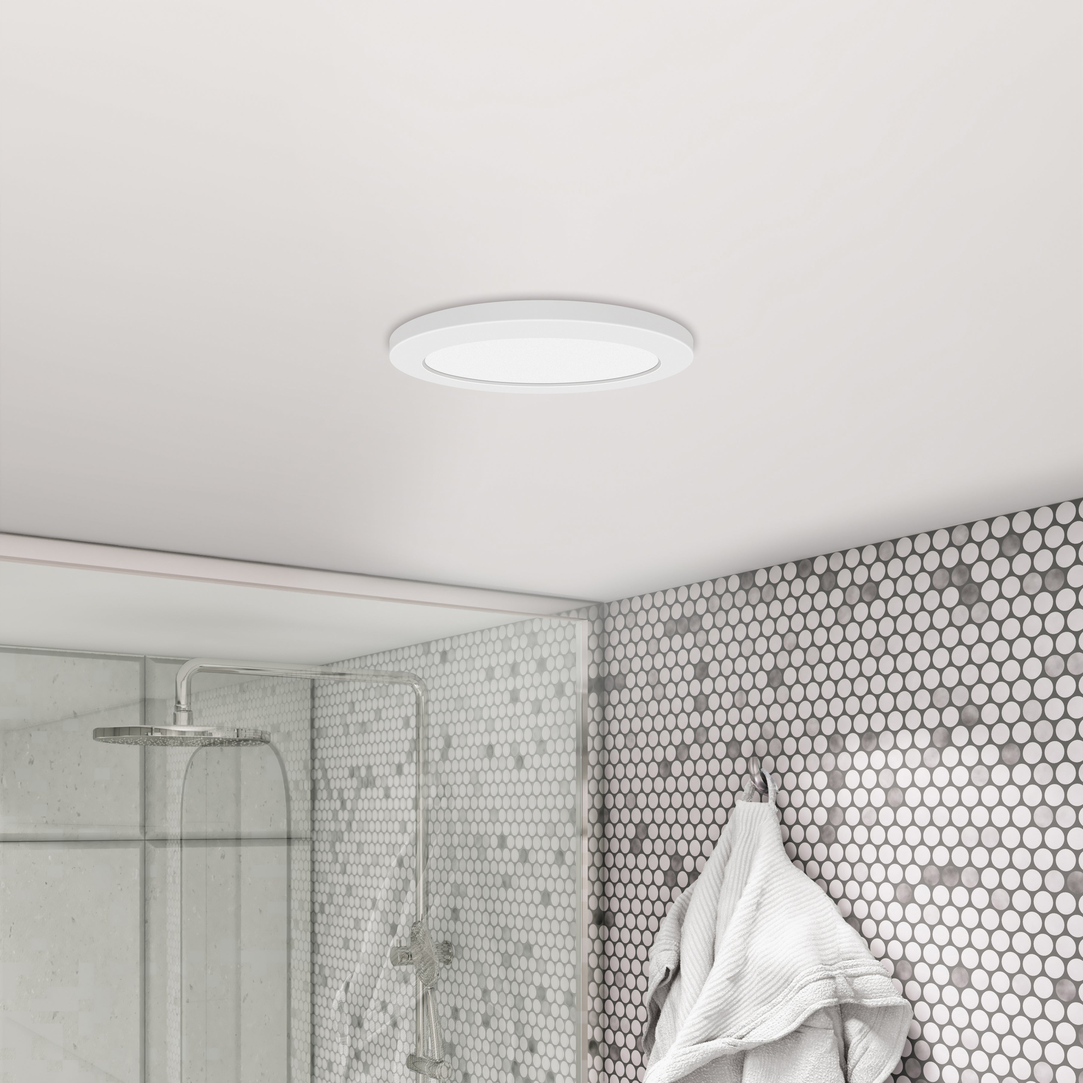 white led flush mount