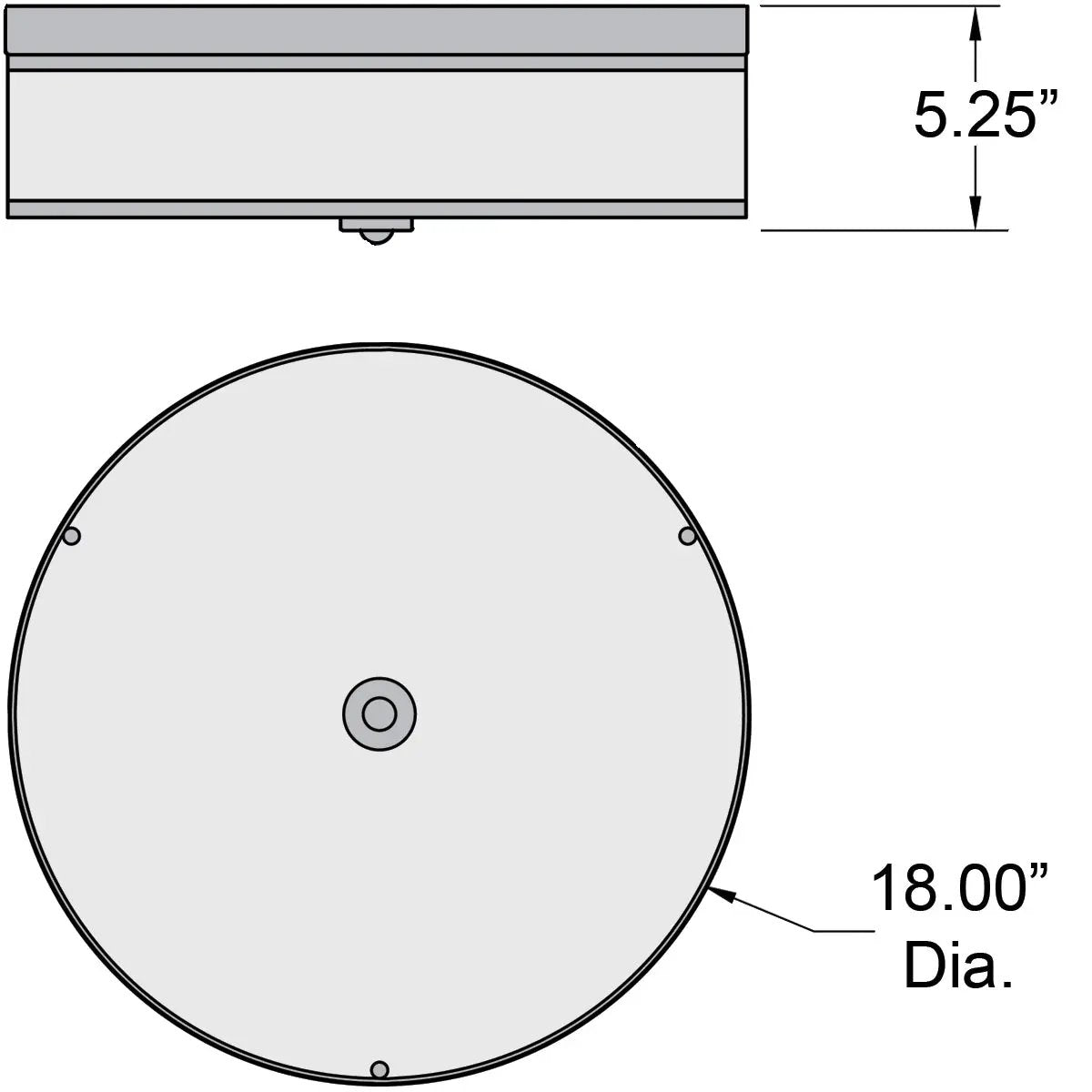 brushed steel led flush mount