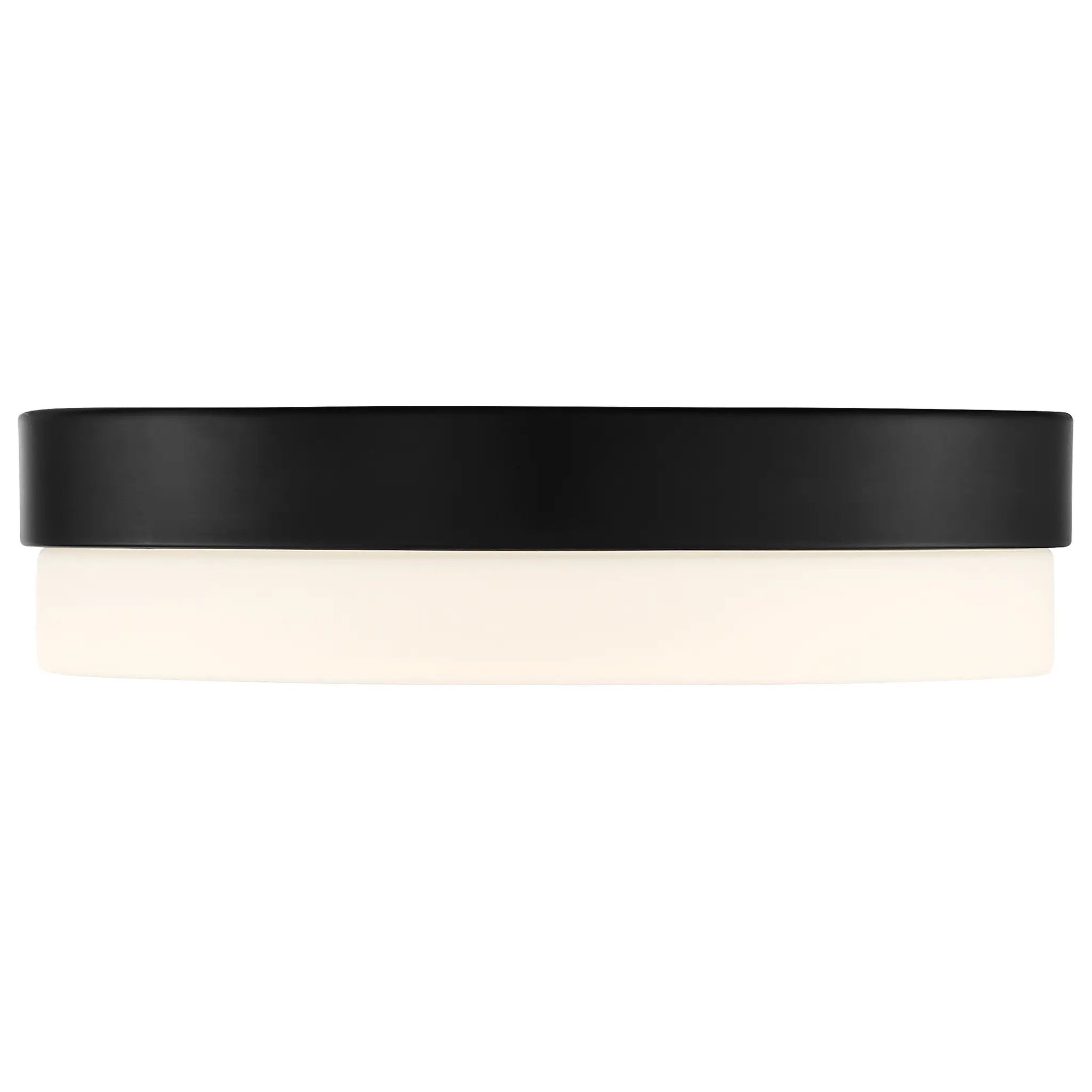 matte black led flush mount