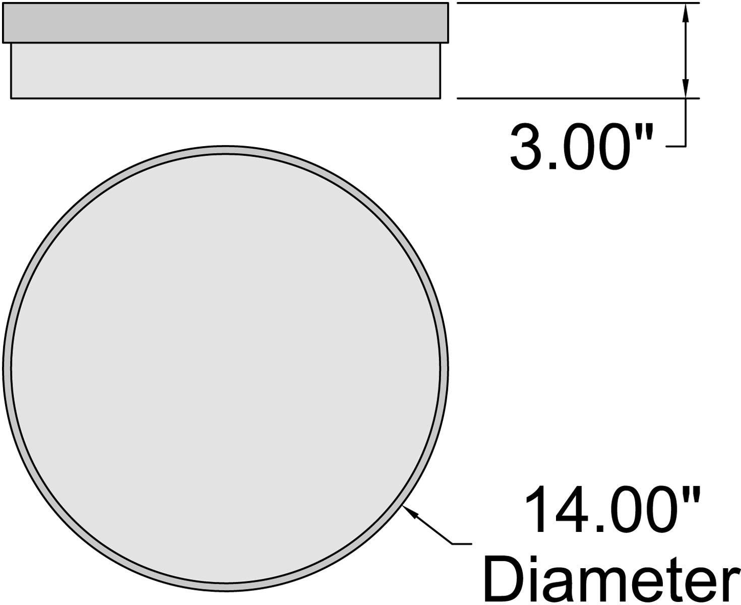 antique brushed brass led flush mount