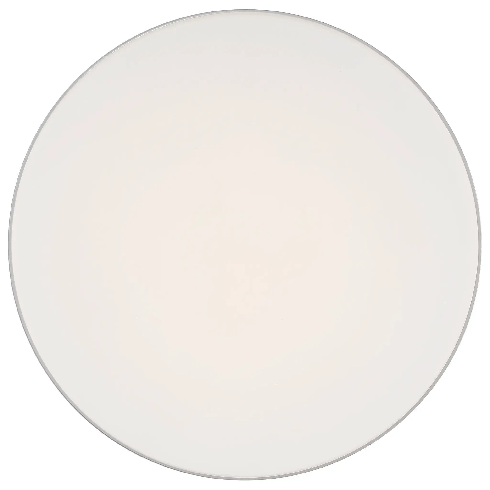 brushed steel led flush mount