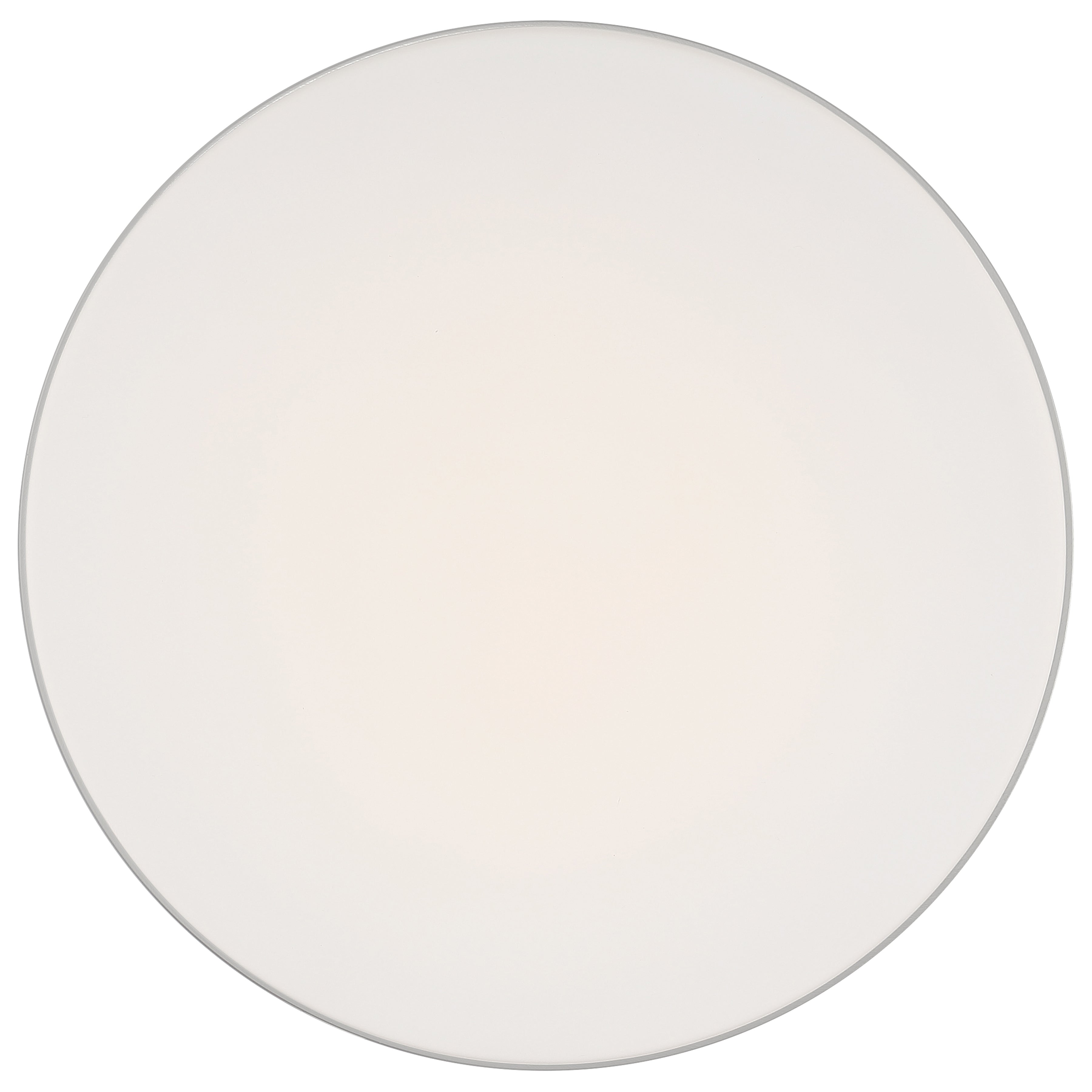 brushed steel led flush mount