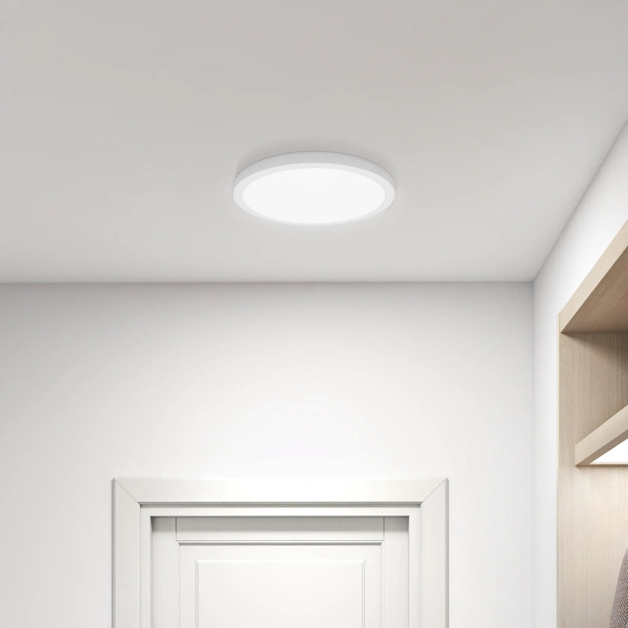 white led flush mount