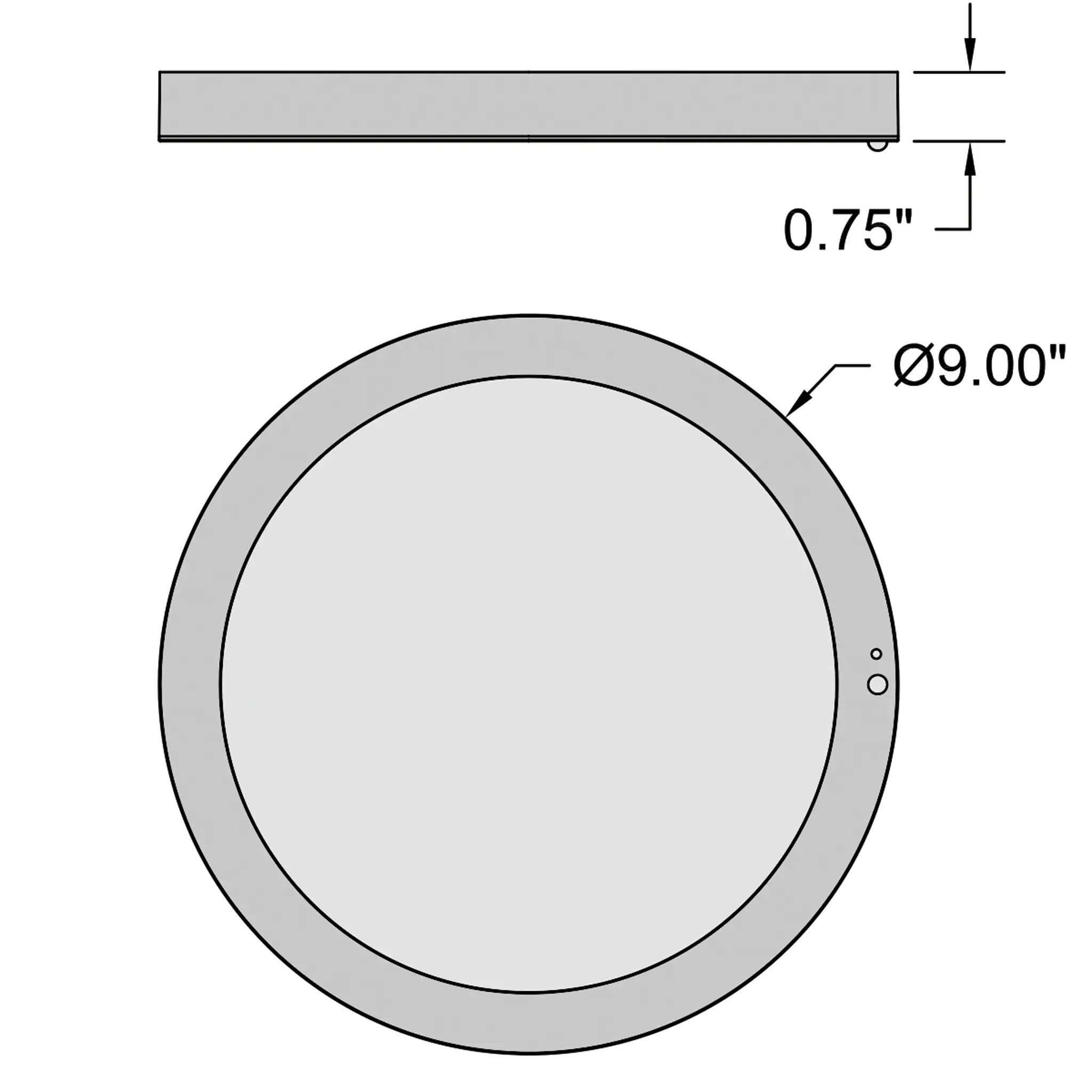 white motion sensor led flush mount