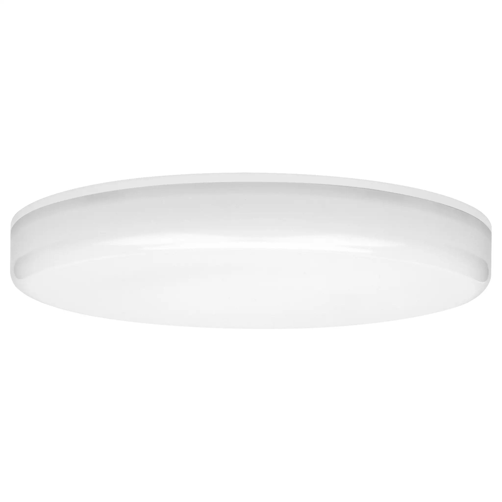 white frameless led flush mount