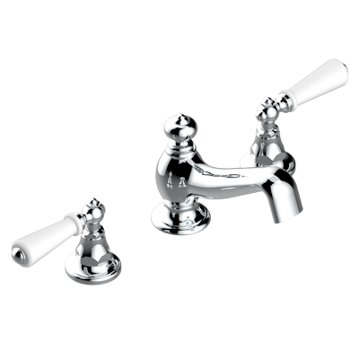 chrome polished faucet
