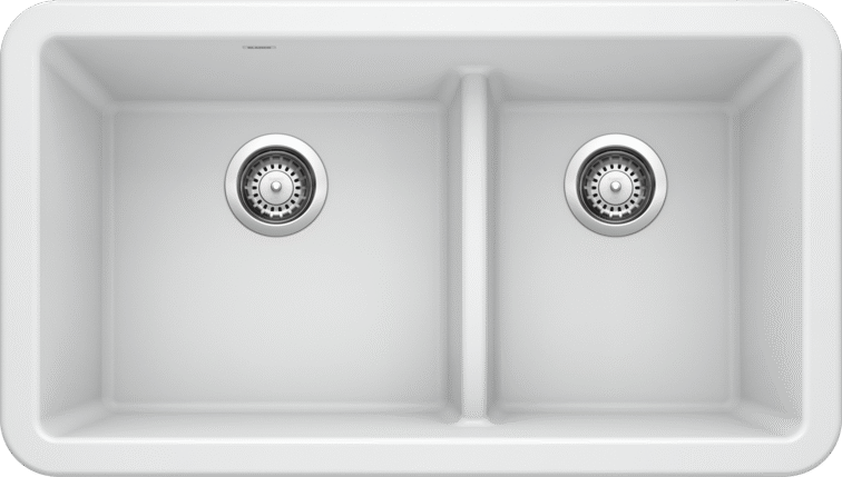 Blanco Ikon 33" Apron Low Divide Sink