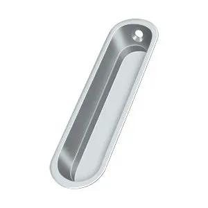 polished chrome flush pull