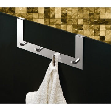 polished chrome robe hook