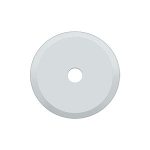 polished chrome base plate