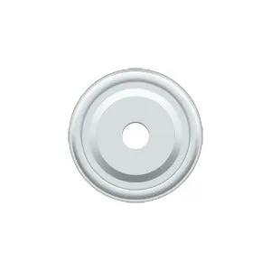 polished chrome base plate