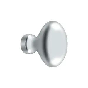polished chrome knob