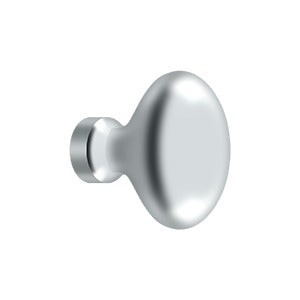 polished chrome knob