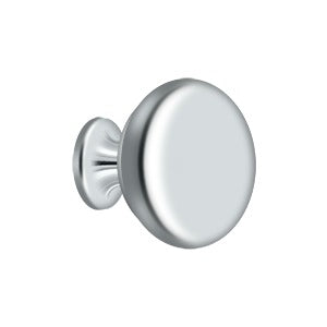 polished chrome knob