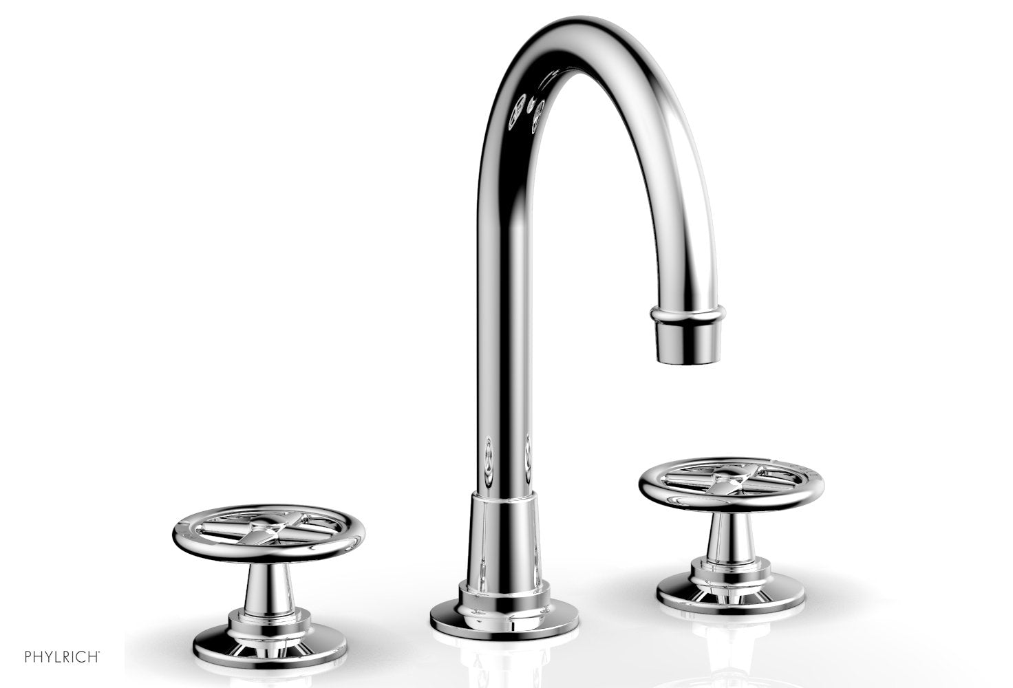 polished chrome faucet