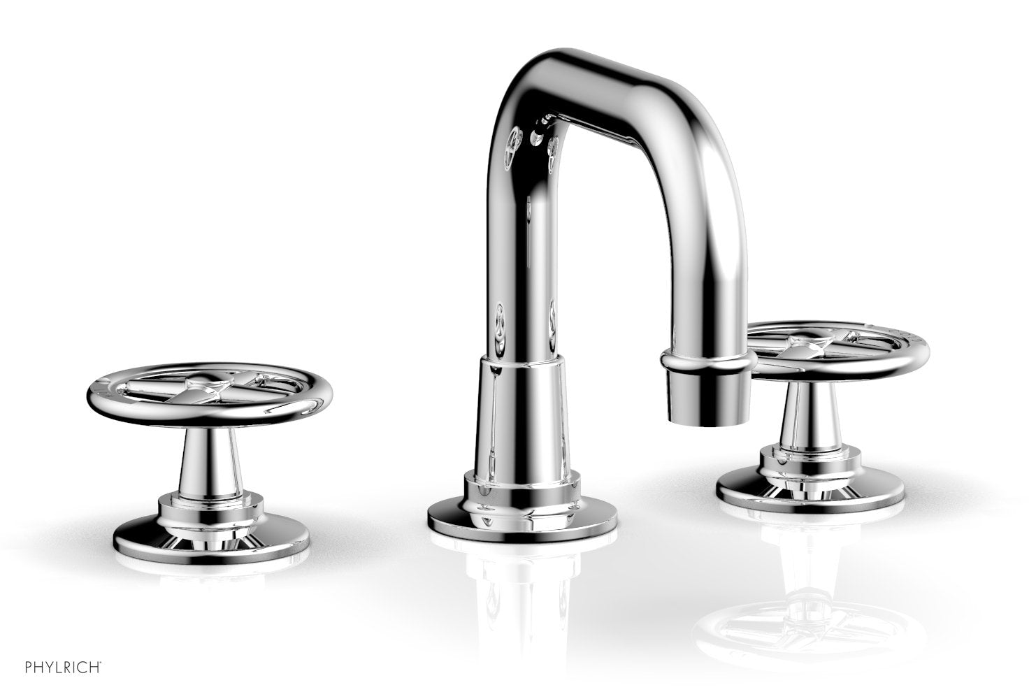 polished chrome faucet