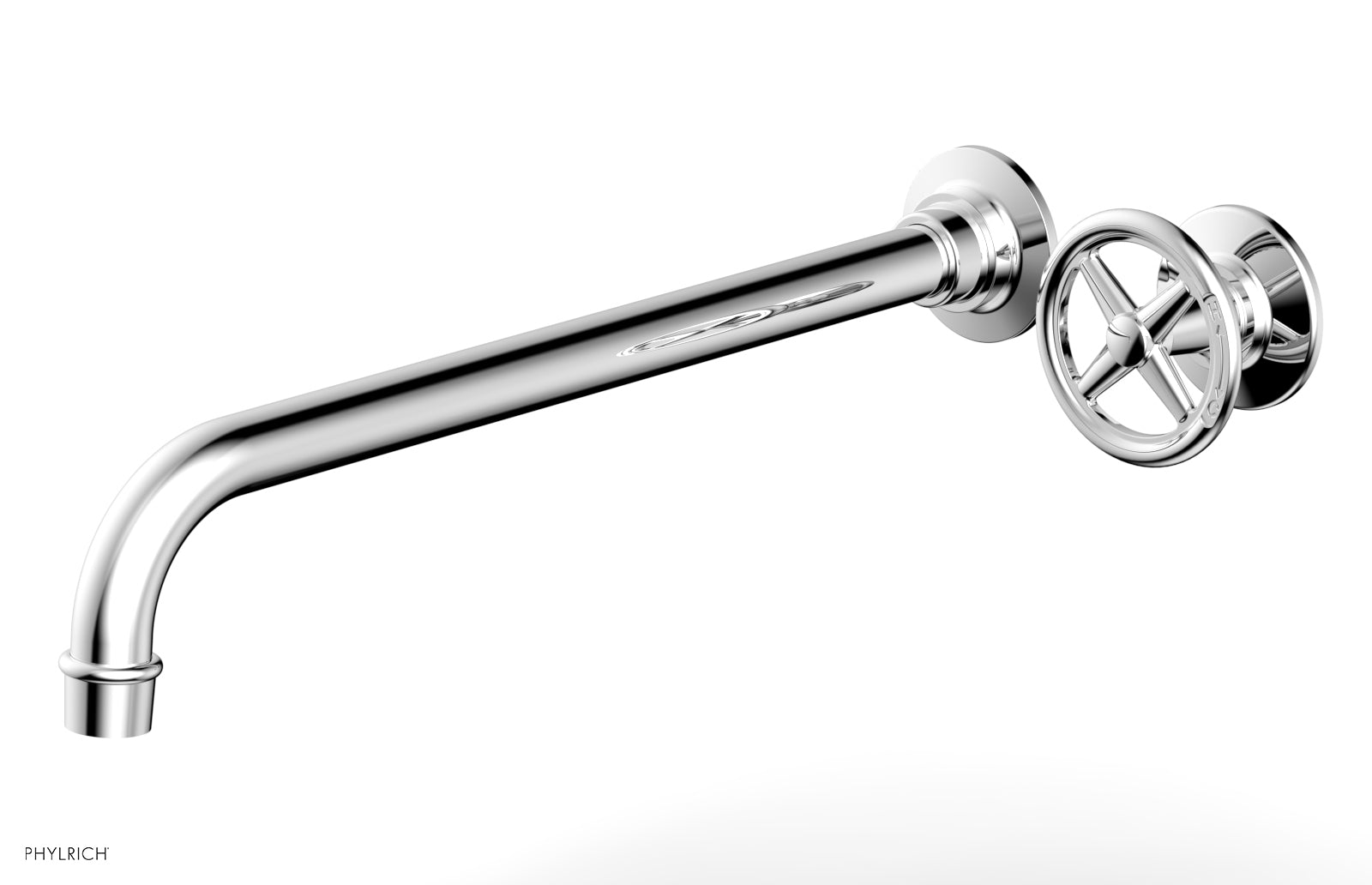 polished chrome lavatory set