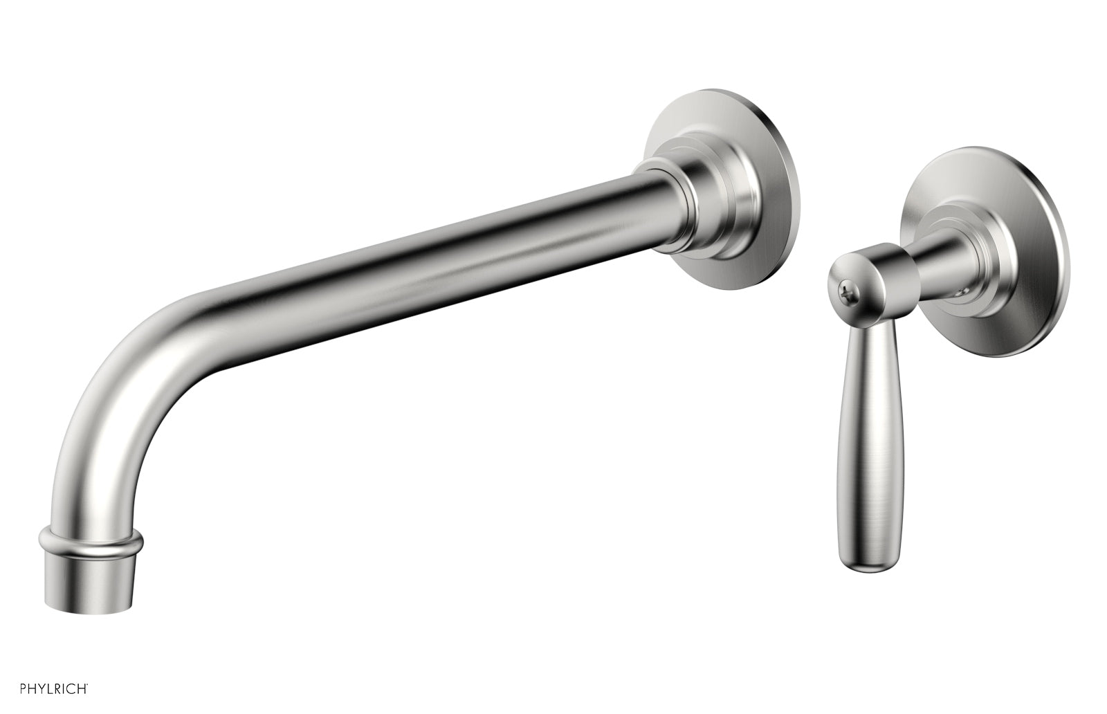 Phylrich WORKS 10" Single Handle Wall Lavatory Set - Lever Handle by Phylrich