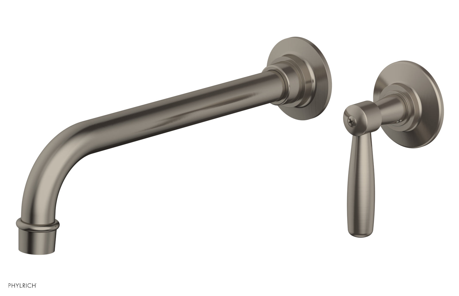 Phylrich WORKS 10" Single Handle Wall Lavatory Set - Lever Handle