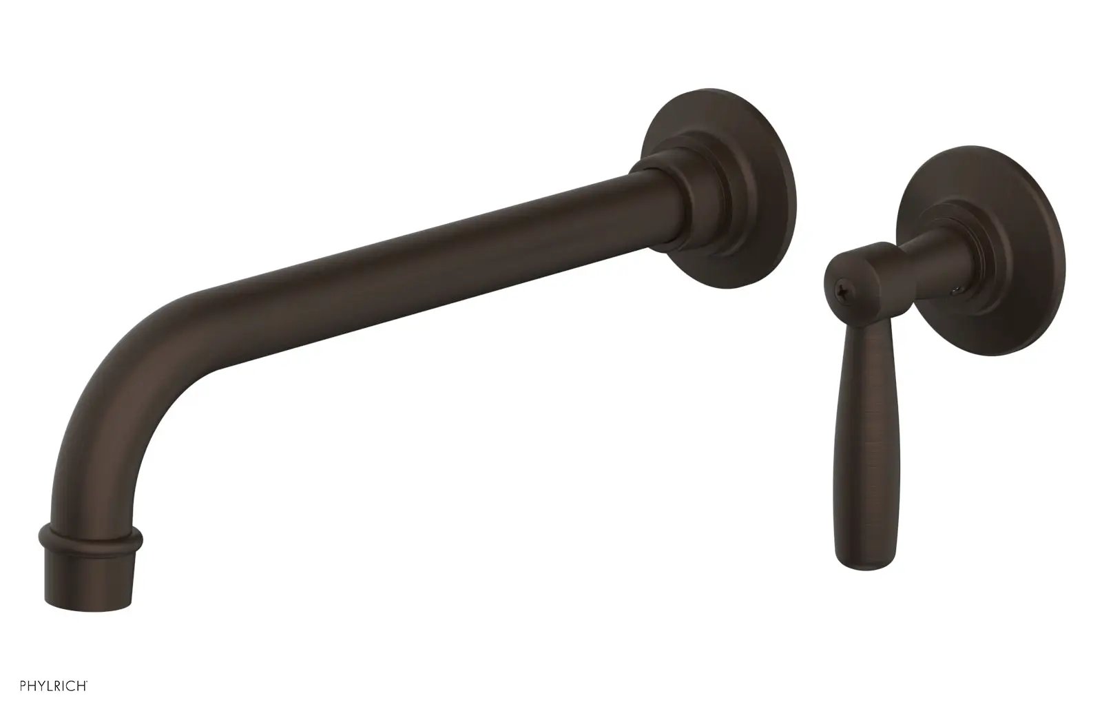 Phylrich WORKS 10" Single Handle Wall Lavatory Set - Lever Handle by Phylrich