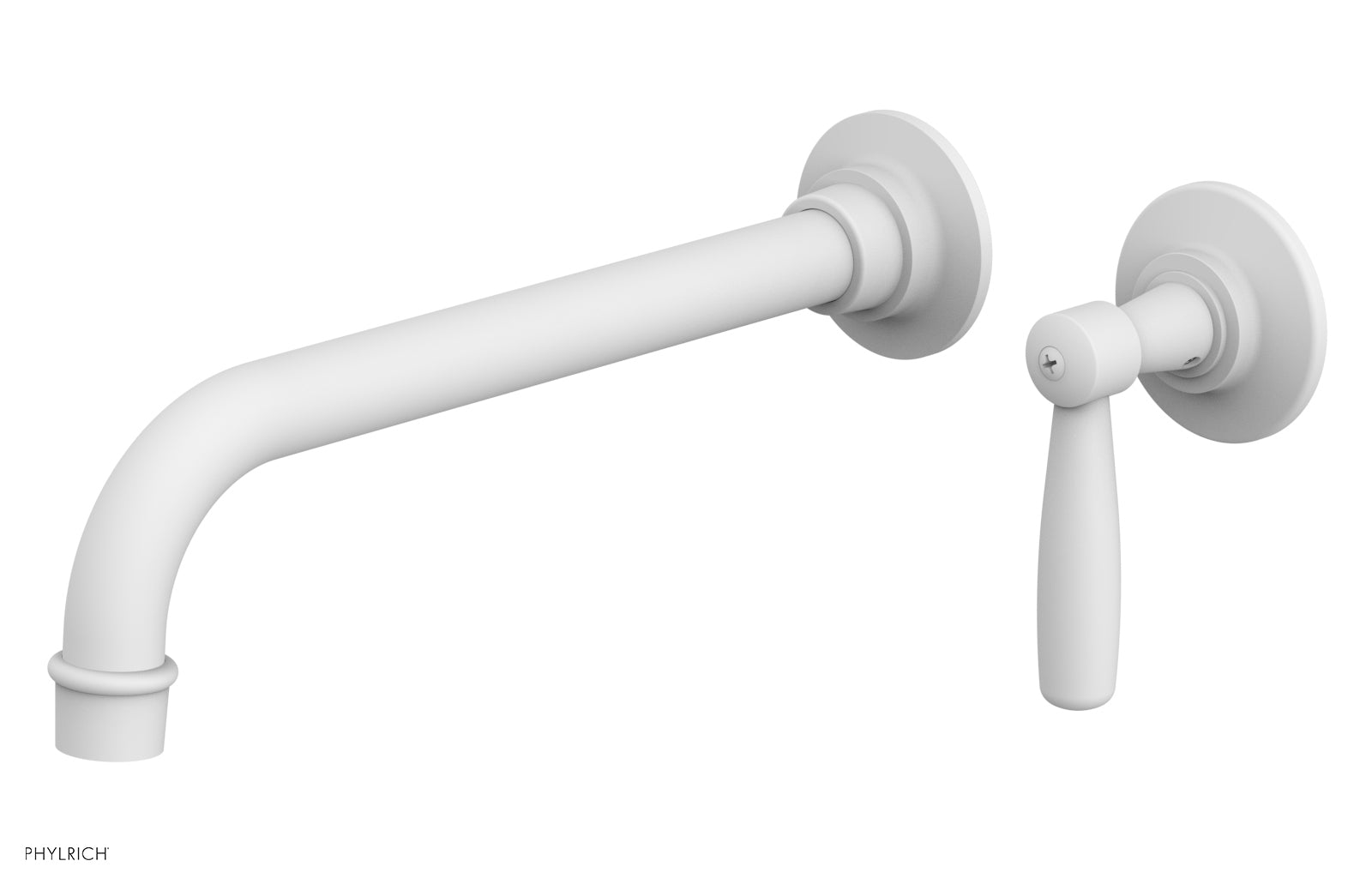Phylrich WORKS 10" Single Handle Wall Lavatory Set - Lever Handle by Phylrich