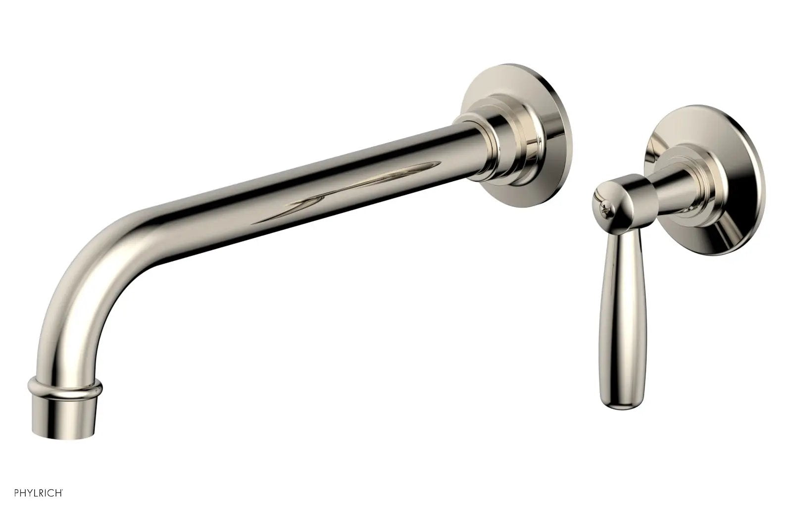 Phylrich WORKS 10" Single Handle Wall Lavatory Set - Lever Handle by Phylrich