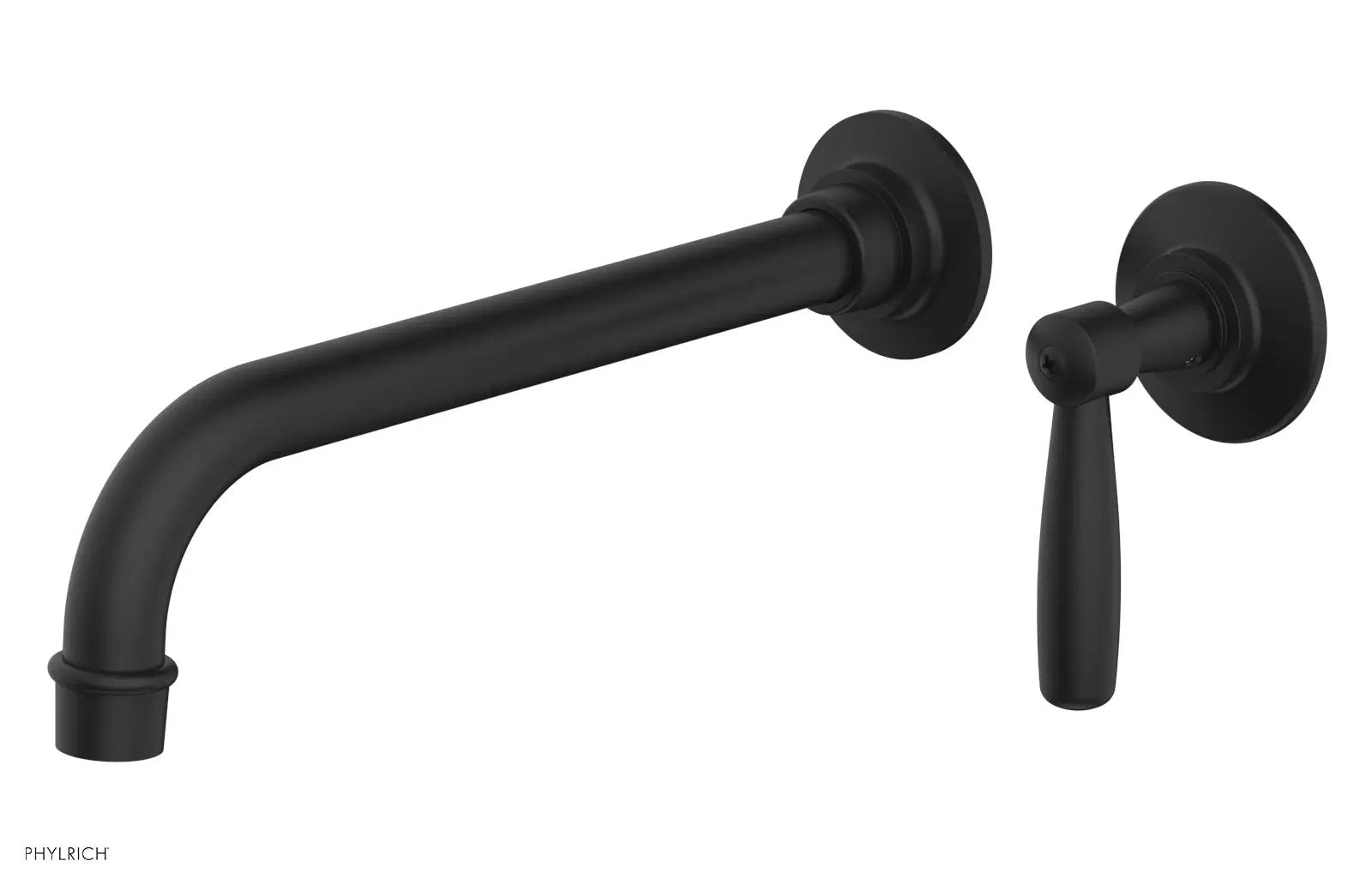Phylrich WORKS 10" Single Handle Wall Lavatory Set - Lever Handle by Phylrich