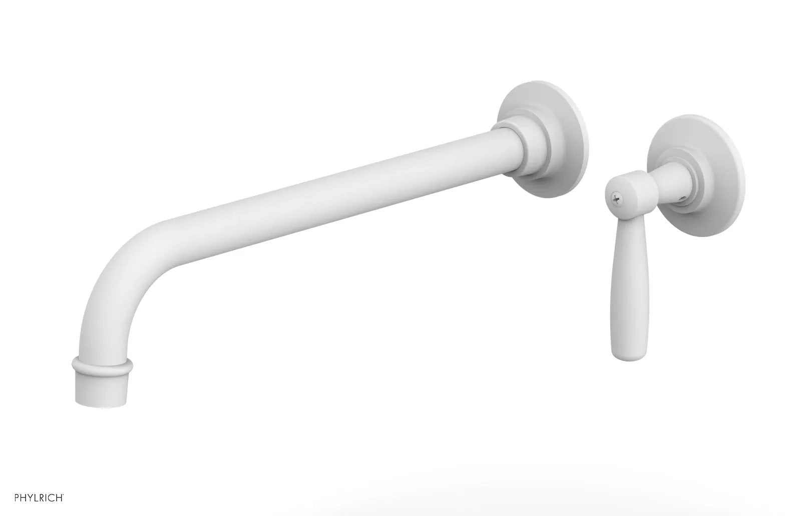 Phylrich WORKS 12" Single Handle Wall Lavatory Set - Lever Handle by Phylrich