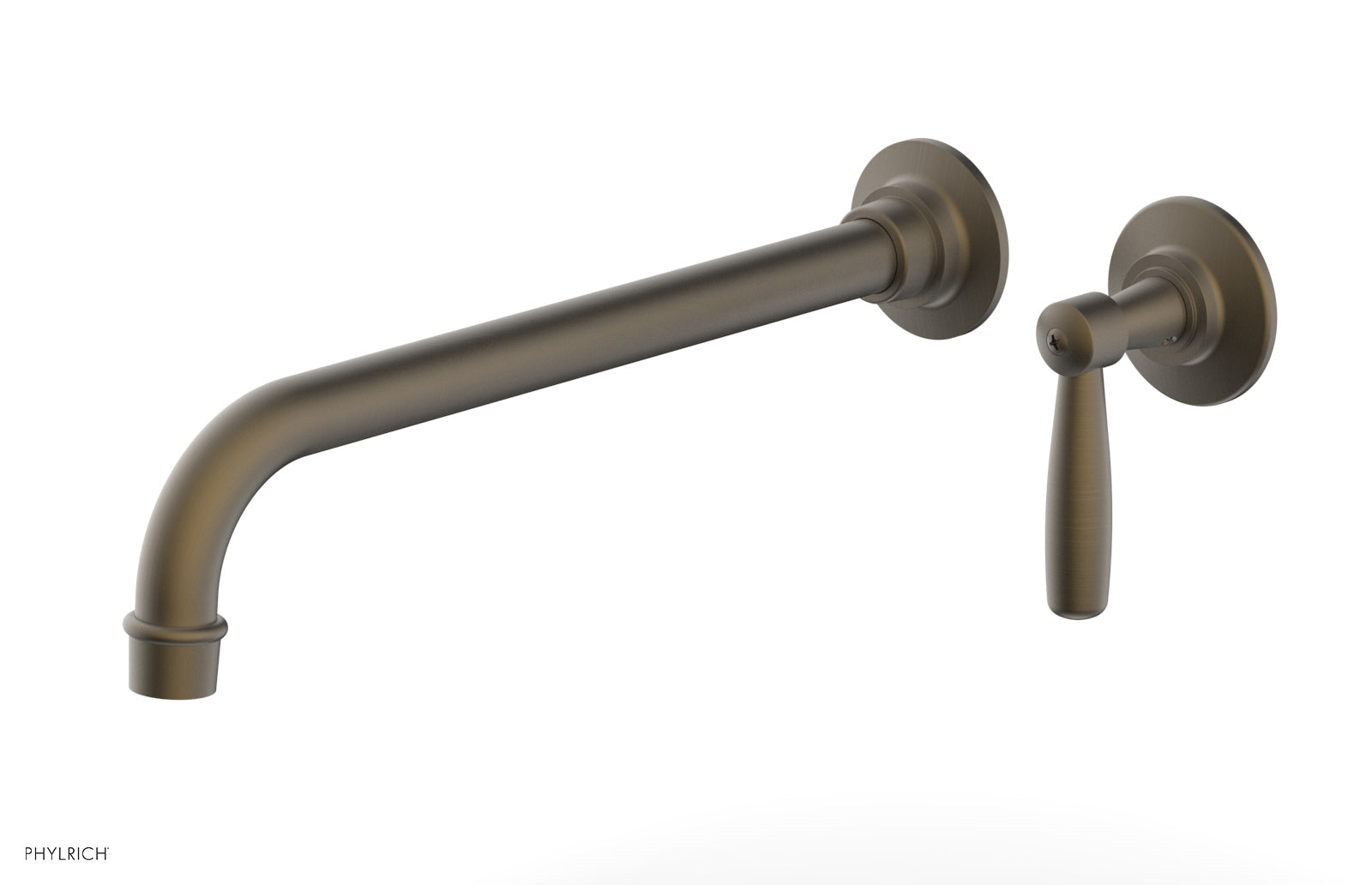 Phylrich WORKS 12" Single Handle Wall Lavatory Set - Lever Handle by Phylrich