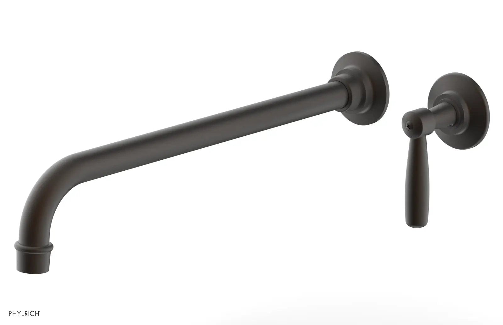 Phylrich WORKS 14" Single Handle Wall Lavatory Set - Lever Handle by Phylrich