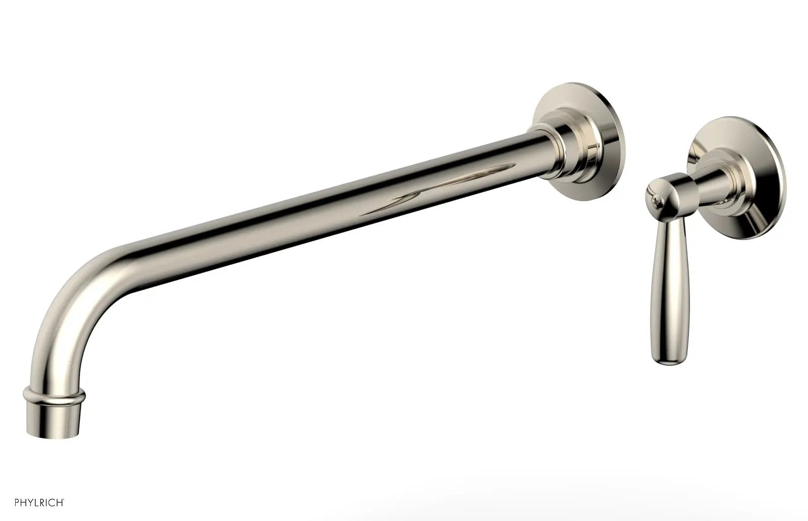 Phylrich WORKS 14" Single Handle Wall Lavatory Set - Lever Handle by Phylrich