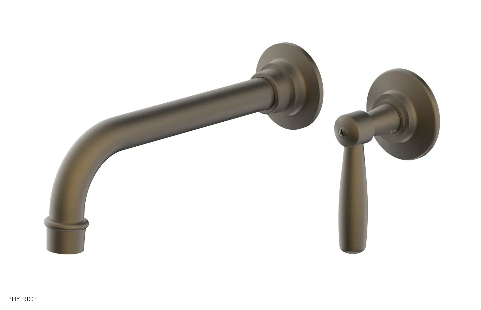 Phylrich WORKS Single Handle Wall Lavatory Set - Lever Handles by Phylrich