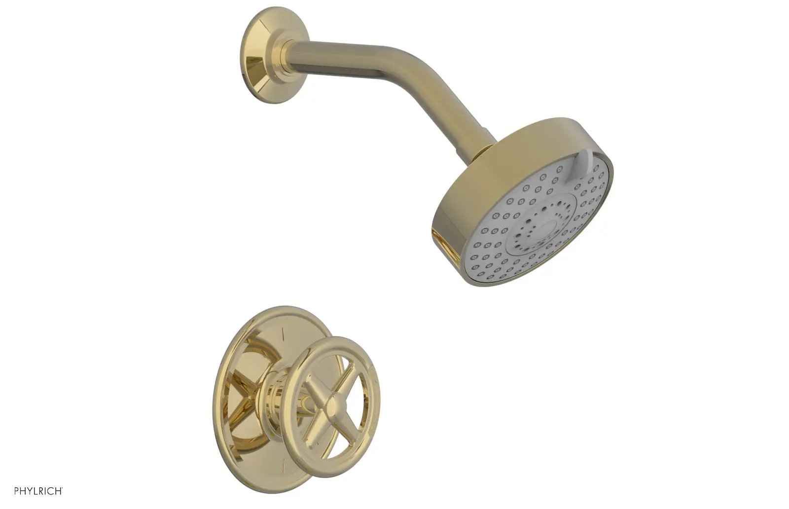 Phylrich WORKS Pressure Balance Shower Set - Cross Handle by Phylrich