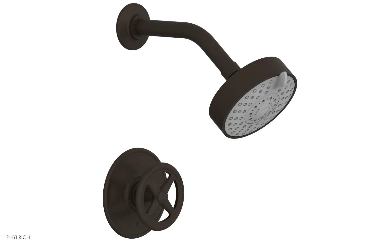 Phylrich WORKS Pressure Balance Shower Set - Cross Handle by Phylrich