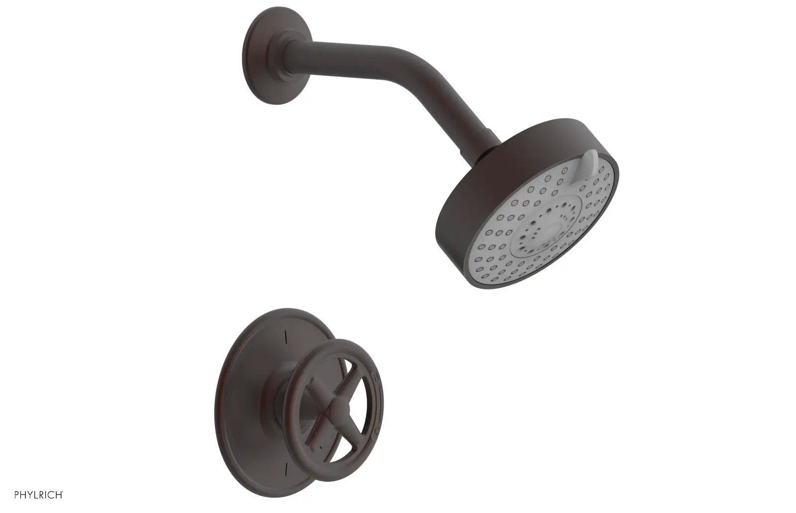 Phylrich WORKS Pressure Balance Shower Set - Cross Handle by Phylrich
