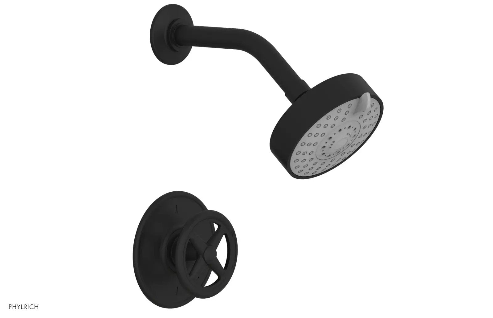 Phylrich WORKS Pressure Balance Shower Set - Cross Handle by Phylrich