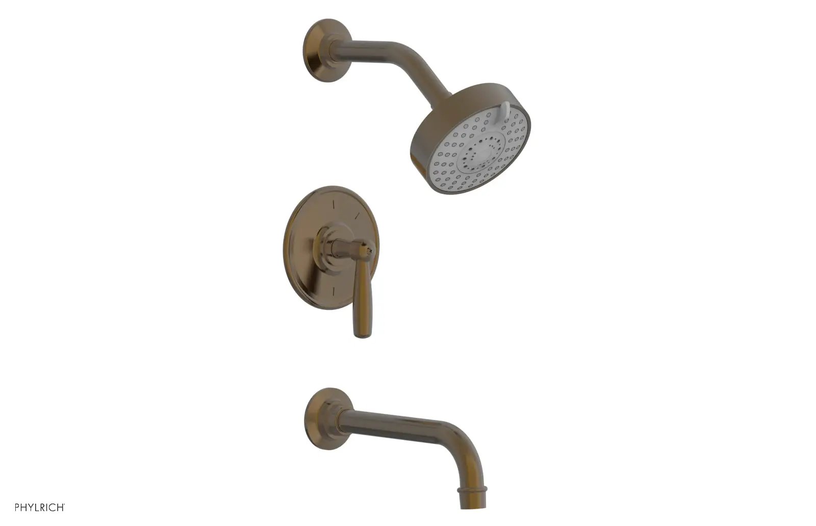 Phylrich WORKS Pressure Balance Tub and Shower Set - Lever Handle by Phylrich