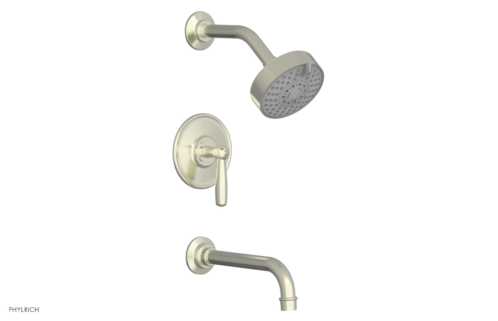 Phylrich WORKS Pressure Balance Tub and Shower Set - Lever Handle