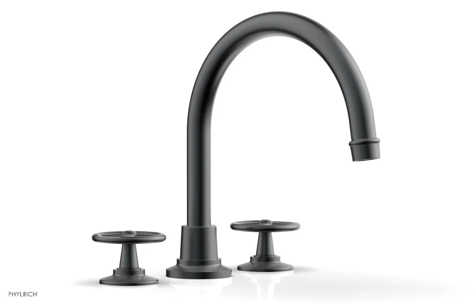 Phylrich WORKS Deck Tub Set - Cross Handles by Phylrich