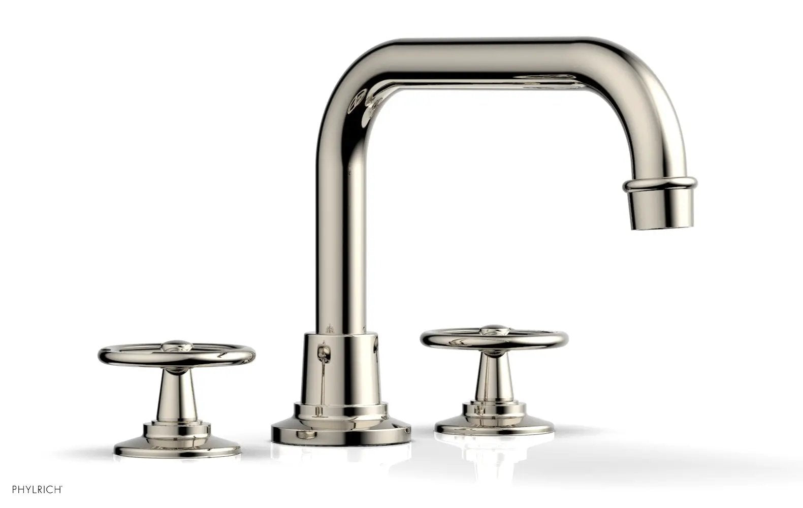 Phylrich WORKS Deck Tub Set - Cross Handles by Phylrich