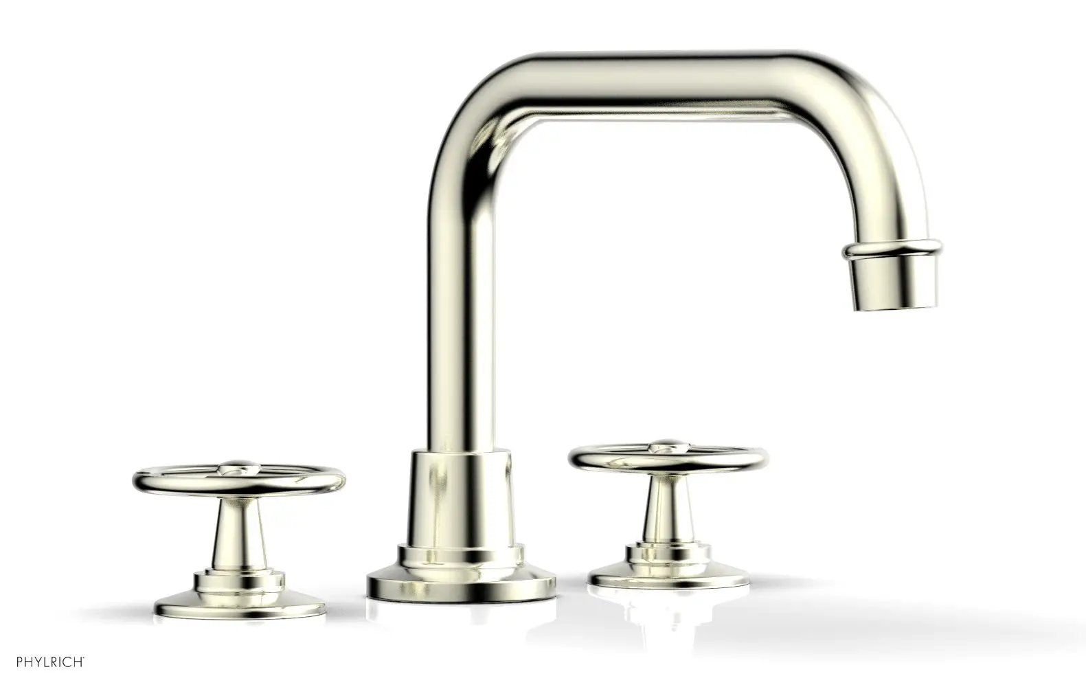 Phylrich WORKS Deck Tub Set - Cross Handles by Phylrich
