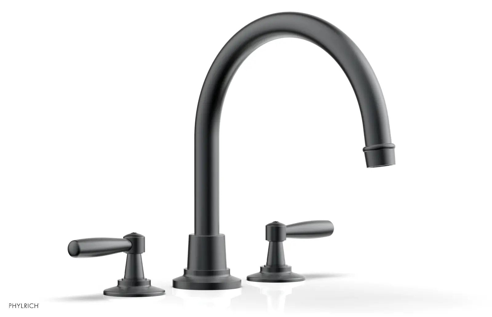 Phylrich WORKS Deck Tub Set - High Spout Lever Handles by Phylrich